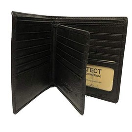 Osgoode Marley Leather Extra Page Hipster Mens RFID Wallet - Black