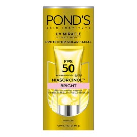 Protector Solar Facial POND's 50 FPS UV Miracle Bright, Anti-Manchas con Niasorcinol 40gr