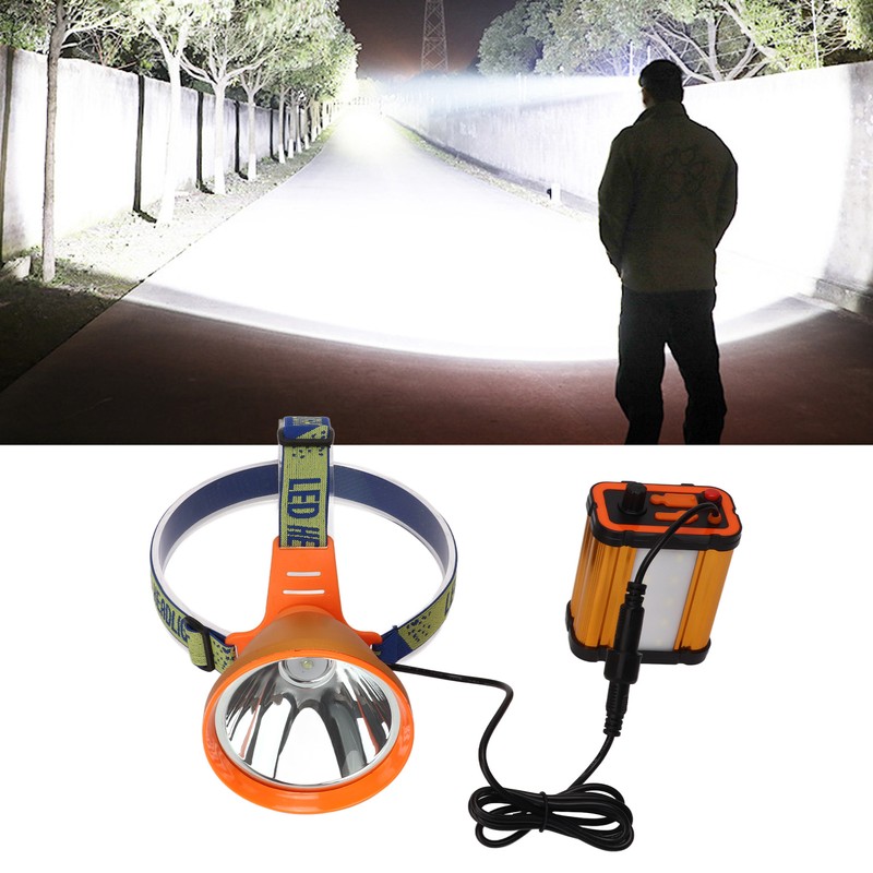 Mining Headlamp Strong Light Rechargeable LED Safety Mining Headlight with