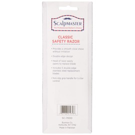 SCALPMASTER Barber Grooming Shaving Classic Safety Razor SR-SC-7000