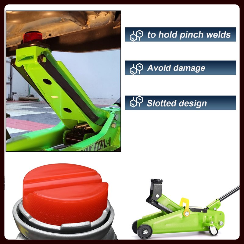 Car Jack Support Adapter Polyethylene Red Axle Stands Stand Support
