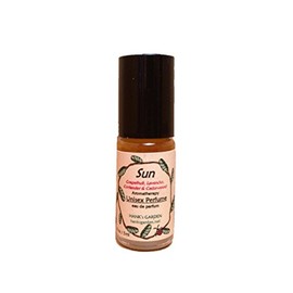 SUN (Floral Herbal Aroma) Unisex Perfume - eau de parfum - Cologne - Organic Vegan All Natural Aromatherapy -100% Pure Essential Oils (SUN, 5 ml roll on)