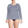 Lands' End Women's Long Sleeve Relaxed UPF 50 Rash Guard,