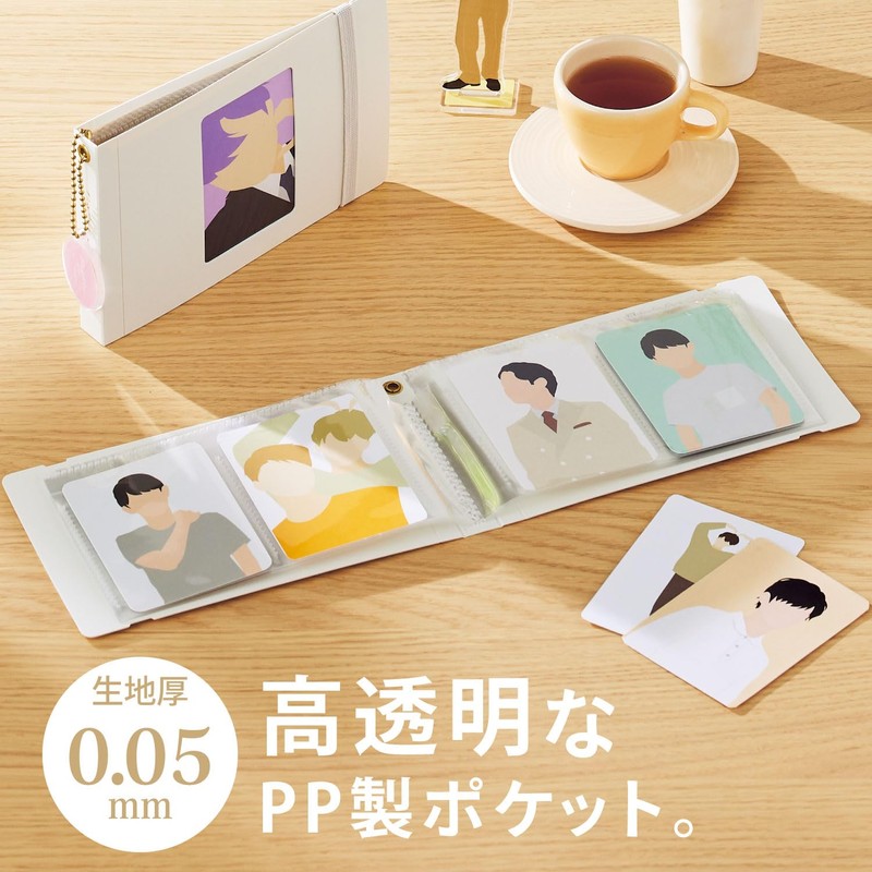 Lihit Lab Myfa Trading Card Collection File Mini Milky White