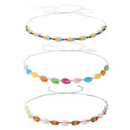 DOCILA Rainbow Cowboy Hat Band Men Women, Western Coastal Seashell Hat Belt, Summer Beach Replaceable Panama Fedora Headband, Pride Outfits Cowgirl Hair Accessories