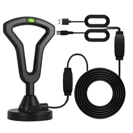 WANGCL TV Aerial Indoor Digital Antenna Outdoor TV Aerials 4K 1080p HD Reception Amplifier Signal Booster?Antenna