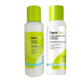devacurl **NEW** Deva Curl No-Poo Original & One Condition 3 Oz Duo Travel