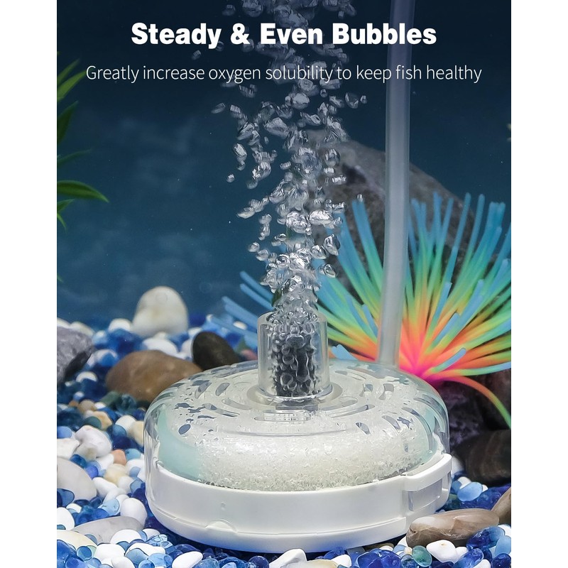 Pawfly Mini Aquarium Sponge Filter, Fish Tank Internal Filter with