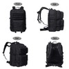 ANJINU Black Tactical Backpack for Men, Military Backpack, Molle Backpack,