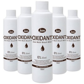 Gin Blonde Multi-Bleach Self-Dyeing 6% Oxidizing Agent, 5 Pieces, 100ml / 진 블론드 멀티블리치 셀프 염색 6% 산화제, 5개, 100ml