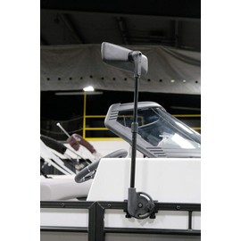 Extra Large Pontoon Boat Mirror (5" x 11.8") & Bracket, New, Folding, Adjustable by Maverick Advantage