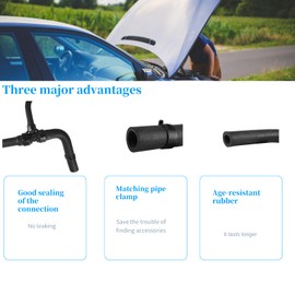 HVAC Heater Hose Compatible with Dodge Challenger 2011-2021, Charger 2011-2021, Chrysler 300 2011-2020,Replaces 55038163AI 55038163AE, Heater Supply Hose