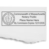 Massachusetts Notary Public Stamp - Portable, State Board Compliant Notary