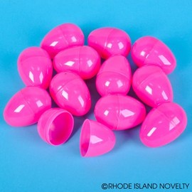100 Pieces Plastic Pink Easter Eggs 100 Pieces