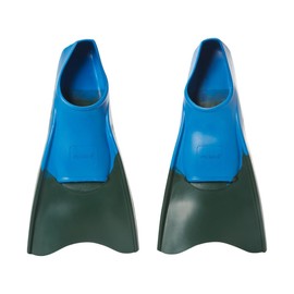 Sporti Essential Training Swim Fins (Color) - M 13-14 / W 14-15 (Dark GreenBlue)