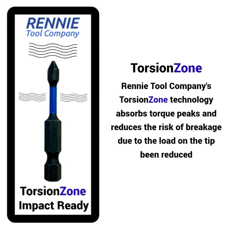 8 Piece Rennie Tool Magnetic 60mm and 152mm Professional Impact