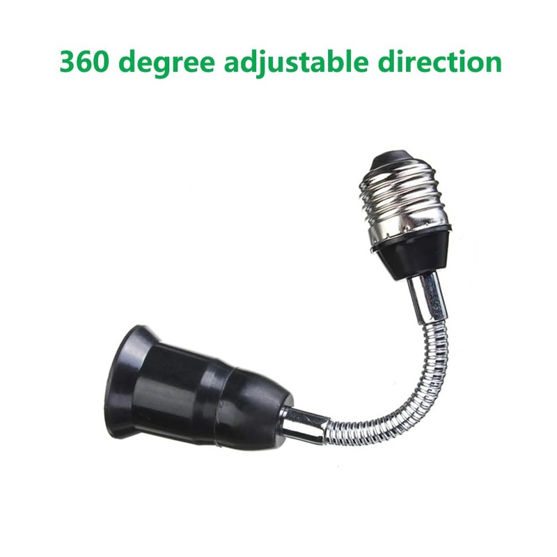 E26/E27 20CM/8 Inch Extension Socket Extender Adapter, E26 to E26