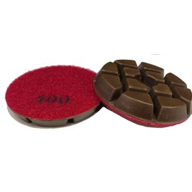 3" x 9mm Resin Bonded Floor Polishing pucks for concrete, natural stone (#400)