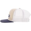 HOOEY - Sombrero ajustable para hombre, Bronceado/Azul marino/Blanco, One Size