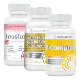 Neurofocus Pack Complejo B Inositol + Hongos Adaptógeno Sin Sabor