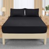 Utopia Bedding Double Fitted Sheet with 2 Pillow Cases (50x75cm),
