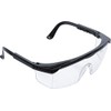 Kraftmann 80887 Goggles with Adjustable Temples, Black/Transparent