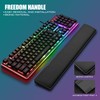 RedThunder K10 Wired Gaming Keyboard and Mouse and Wrist Rest