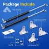 ARANA Gas Struts 36 inch 35lb with Brackets (2 Pack)