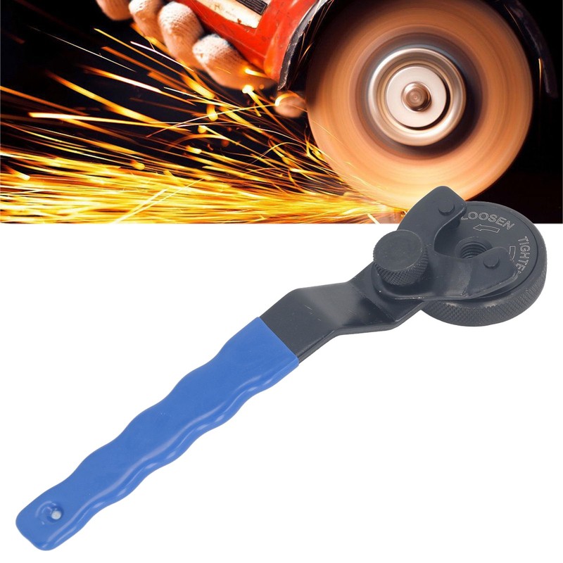 Angle Grinder Lock Nut with Adjustment Pin Wrench Stainless Steel