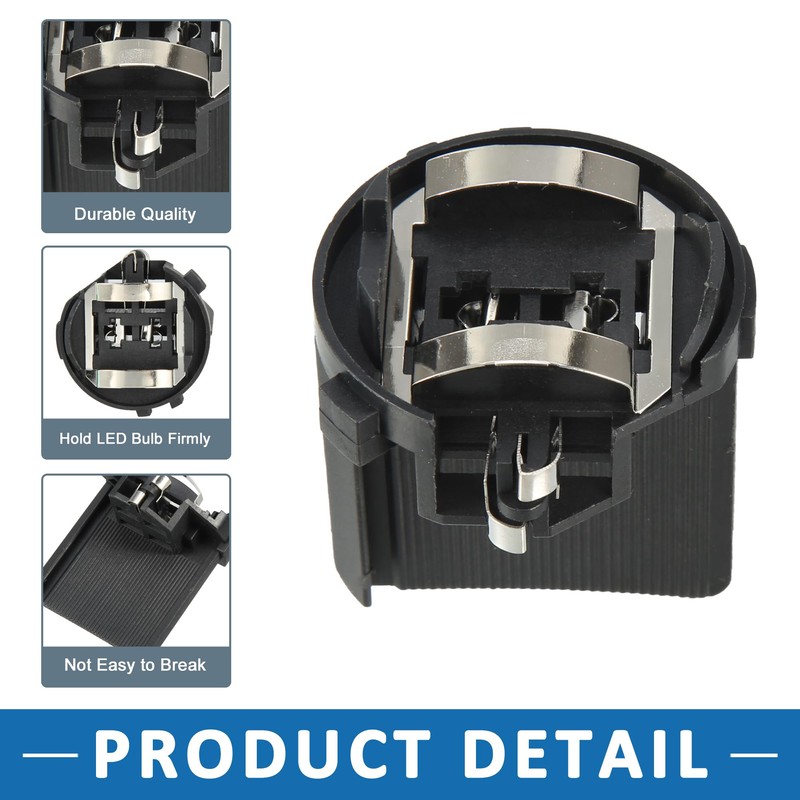 A ABSOPRO H7 LED Car Headlight Bulb Holder Adapter Socket