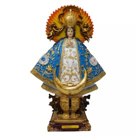 mrcjsales Virgen de San Juan de los Lagos 12" Resin Statue – Religious Home Decor 6119-12
