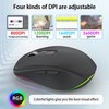 2.4G Wireless Mouse Dual Mode 2400 DPI Bluetooth Mouse with