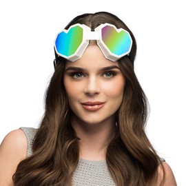 Boland - Festilove Ski Goggles, Holographic Lenses, Costume Accessory for Carnival and Theme Party, Party Goggles