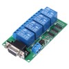 RS232 Relay Board 4Ch Remote Control Switch with RS232 DB9