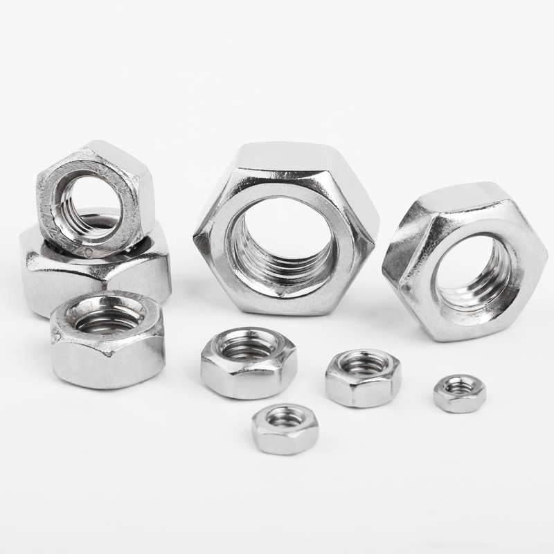 Mr. Pen- Metric Hex Nuts Assortment Kit, 370 pcs, Stainless