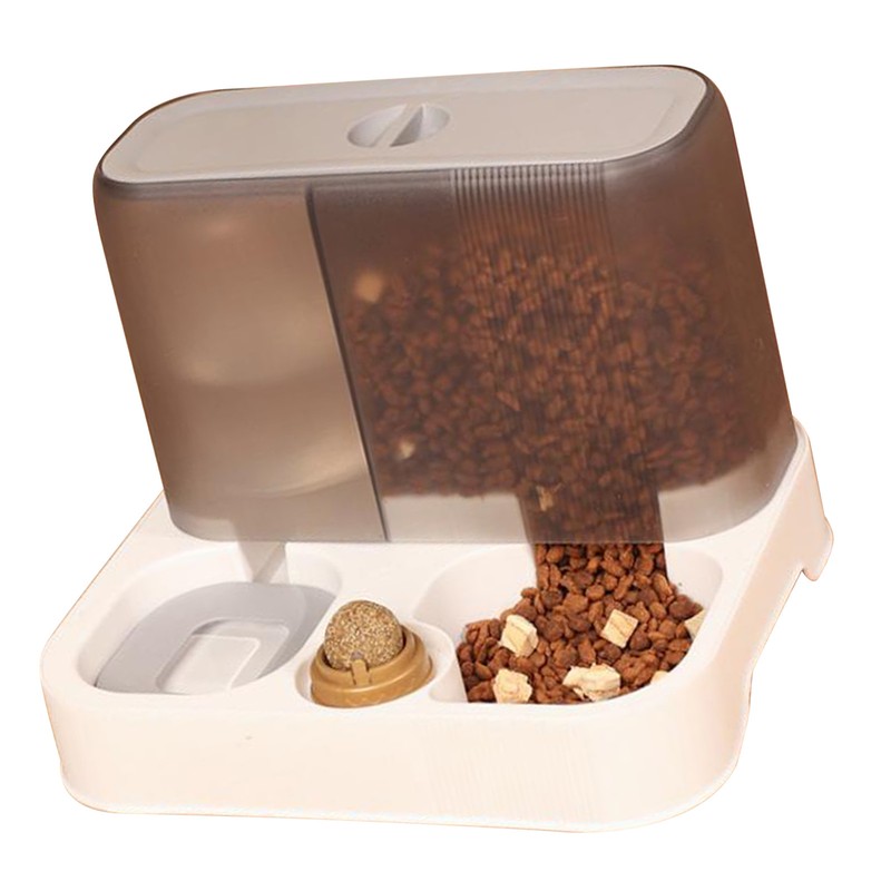 Cat Water Bowl Moderate Capacity Removable Double Pets Water Food