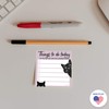 Mini Cat Funny to Do List Sticky Notes | Things