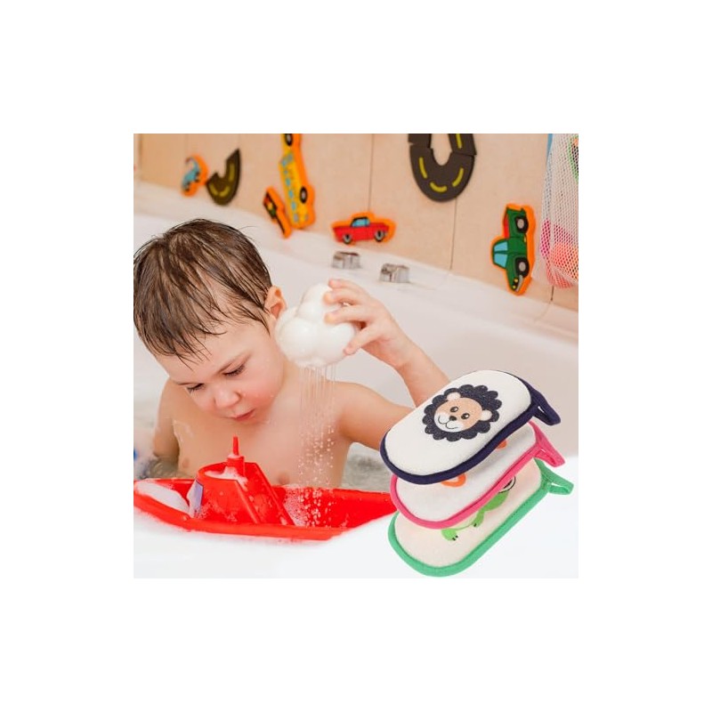 Healifty Esponjas Baño Niños Espuma Ducha Recién Nacidos Absorben Agua