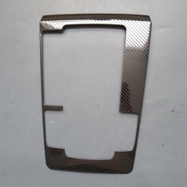 ZiWen Interior Trims Gear Shift Panel Center Console Cup Holder Cover Accessories for Mazda CX50 CX-50 2023 2024 2025 (Carbon Fiber Print Small)