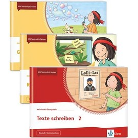 Paket Deutsch 2: 3 Hefte im Paket: Richtig schreiben, Grammatik üben, Texte schreiben Klasse 2 (Mein Anoki-Übungsheft)