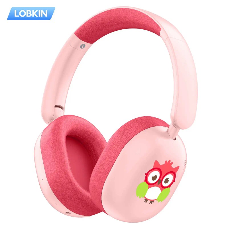LOBKIN Kids Wireless Over-Ear Headphones with Foldable Design MIC for