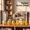 6 Pack Cute Duck Figurines, Car Dashboard Decor, Desk Ornaments,
