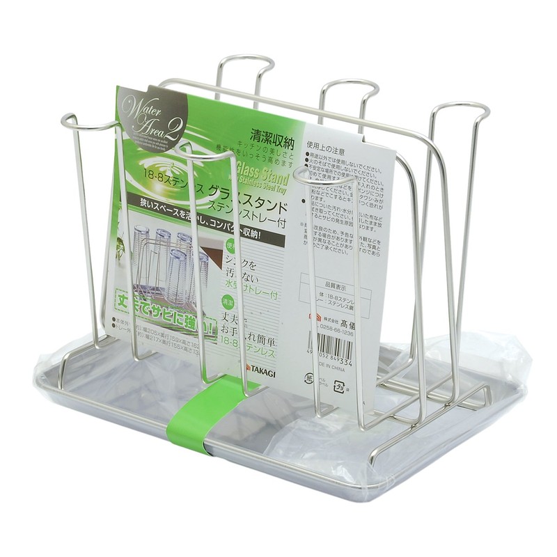 Made in Japan Takagi TAKAGI 18-8 Stainless Steel Glass Stand