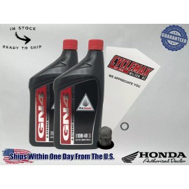 Cyclemax Standard 10W-40 Oil Change Kit fits 2003-2025 Honda Ruckus