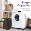 Plastic Laundry Hamper with Lid 3 Pack Laundry Hamper Basket,