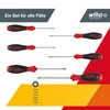 Wiha SoftFinish® Screwdriver Set (24506) 6 Pieces I Screwdriver Set