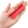Bxian 10PCS 12 Holes Hexagonal Screwdriver Storage 1/4 inch Position