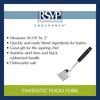 RSVP International Endurance Kitchen Baking Tool Collection, Fantastic Fork, Stainless
