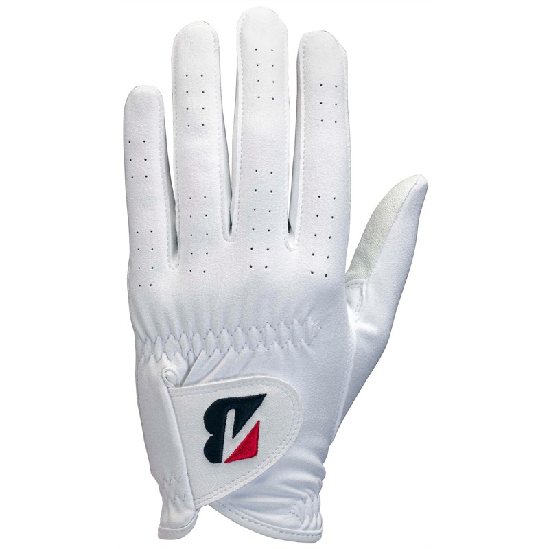 Bridgestone GL2509WH26 Men's Golf Glove Tour Nano, White, 10.2 inches
