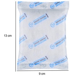 Wisesorb 10Pcs 100 Gram Silica Gel Packets, Dessicant Packs for Storage, Pure and Safe Desiccant, Moisture Absorber Silica Gel Beads Packs for Moisture Control